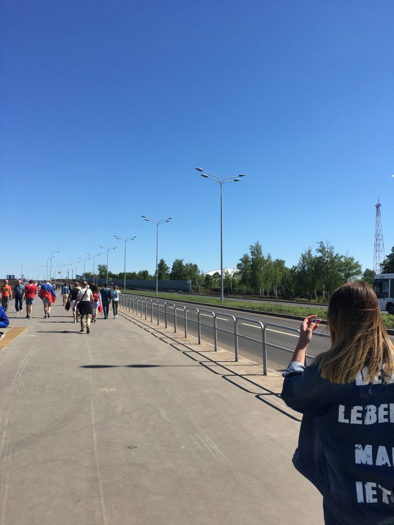 В Самаре от шаттлов до стадиона неблизкий путь